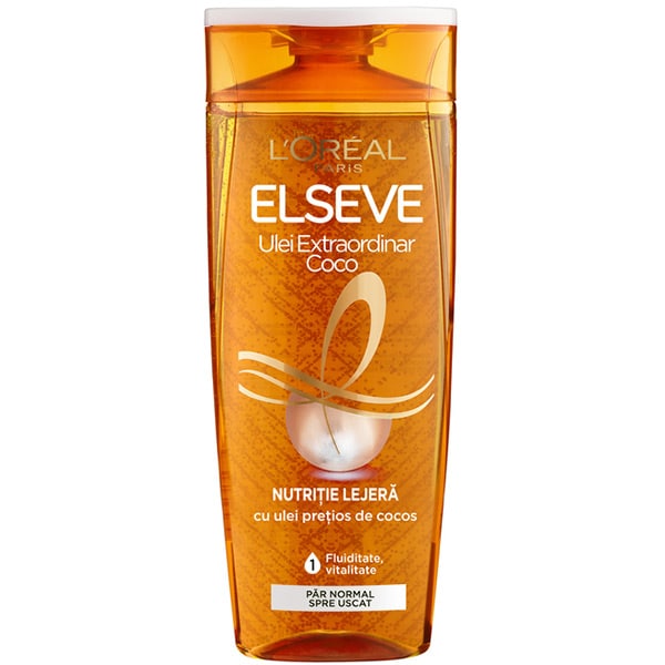 Sampon ELSEVE Ulei Extraordinar ulei pretios de Cocos, 250ml