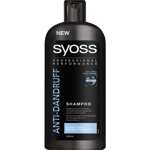 Sampon SYOSS Anti-Dandruff, 500ml