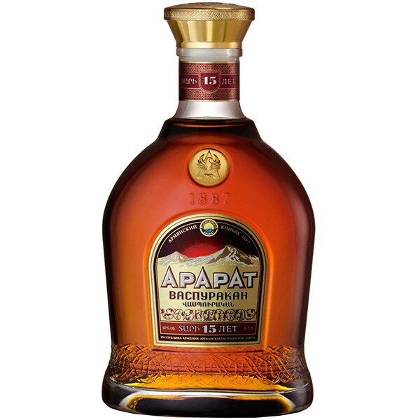 Brandy Ararat Vaspurakan 15YO, 0.7L