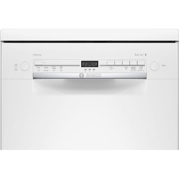 Masina de spalat vase independenta BOSCH SRS2IKW04E, 9 seturi, 6 programe, 45 cm, Clasa F, alb