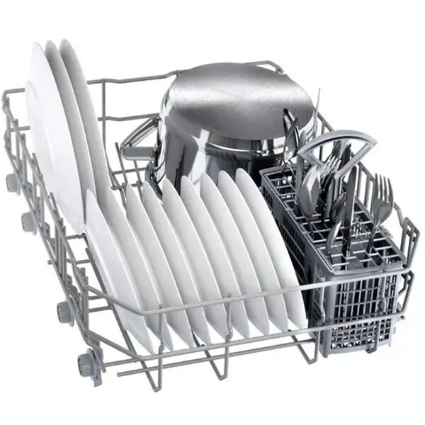 Masina de spalat vase independenta BOSCH SRS2IKW04E, 9 seturi, 6 programe, 45 cm, Clasa F, alb