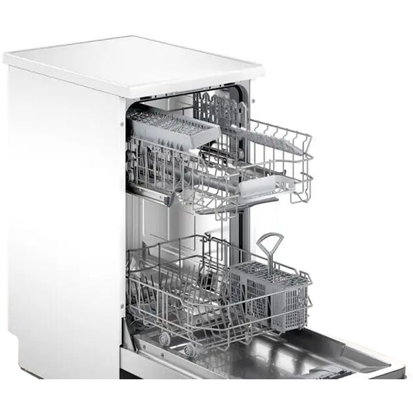 Masina de spalat vase independenta BOSCH SRS2IKW04E, 9 seturi, 6 programe, 45 cm, Clasa F, alb