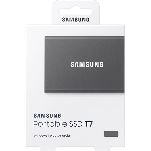 SSD extern SAMSUNG T7 MU-PC1T0T/WW, 1TB, USB 3.2 Gen 2, gri