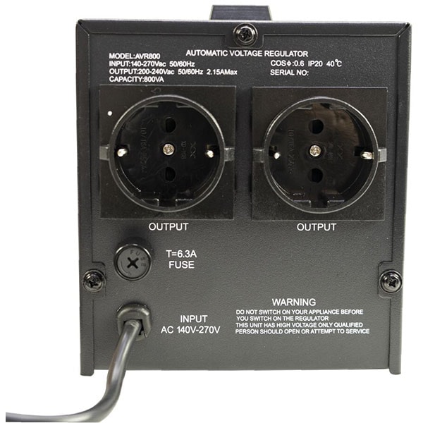 Stabilizator de tensiune PNI M800VA, 480W