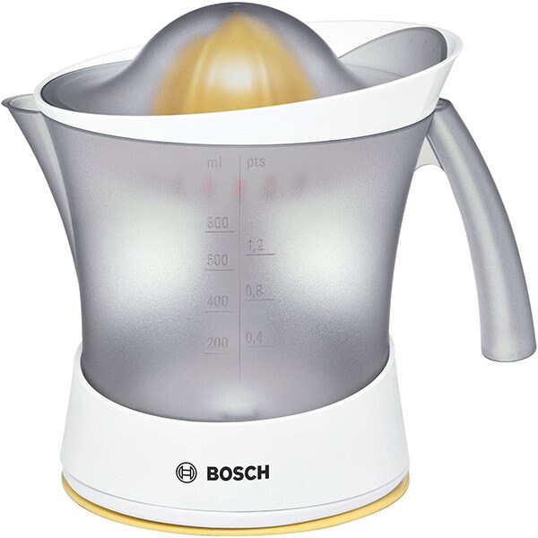 Storcator citrice BOSCH VitaPress MCP3000N, 0.8l, 25W, 1 treapta putere, alb-galben