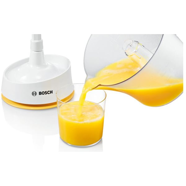 Storcator citrice BOSCH MCP3500, 0.8l, 25W, 1 treapta putere, alb - gri inchis