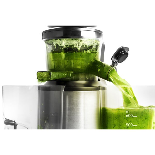 Storcator fructe si legume ROHNSON Fresh Max R460, 0.4l, 150W, argintiu-negru