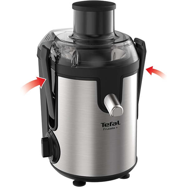 Storcator fructe si legume TEFAL Frutelia ZE420D38, 1l, 400W, 2 trepte viteza, gri - negru