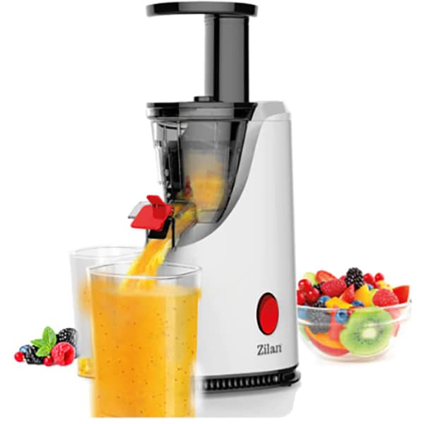 Storcator fructe si legume ZILAN ZLN4014, 0.6l, 200W,1 trepta viteza, alb-negru