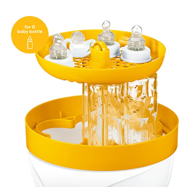 Sterilizator electric BEURER BY76, 500W, alb-portocaliu