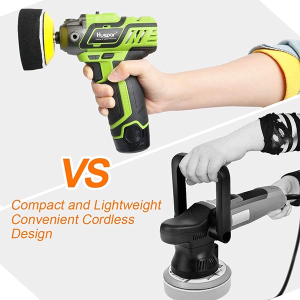 Masina de polisat auto HUEPAR PS08, 8300 rpm, 75mm