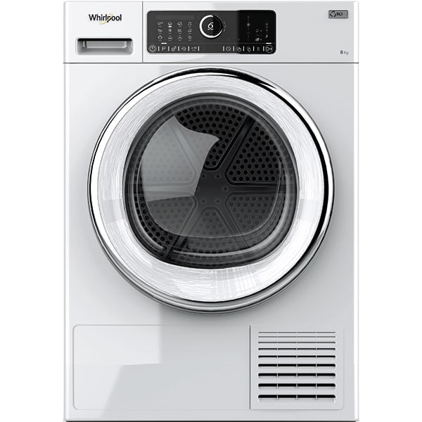 Uscator de rufe WHIRLPOOL ST U 83X EU, Pompa de caldura, 8 kg, 18 programe, Clasa A+++, alb