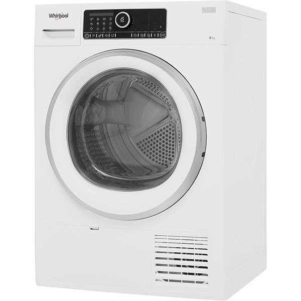 Uscator de rufe WHIRLPOOL ST U 83X EU, Pompa de caldura, 8 kg, 18 programe, Clasa A+++, alb