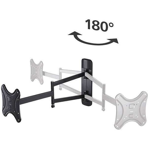 Suport TV perete HAMA 108732, reglabil, 19-46", 25kg, negru