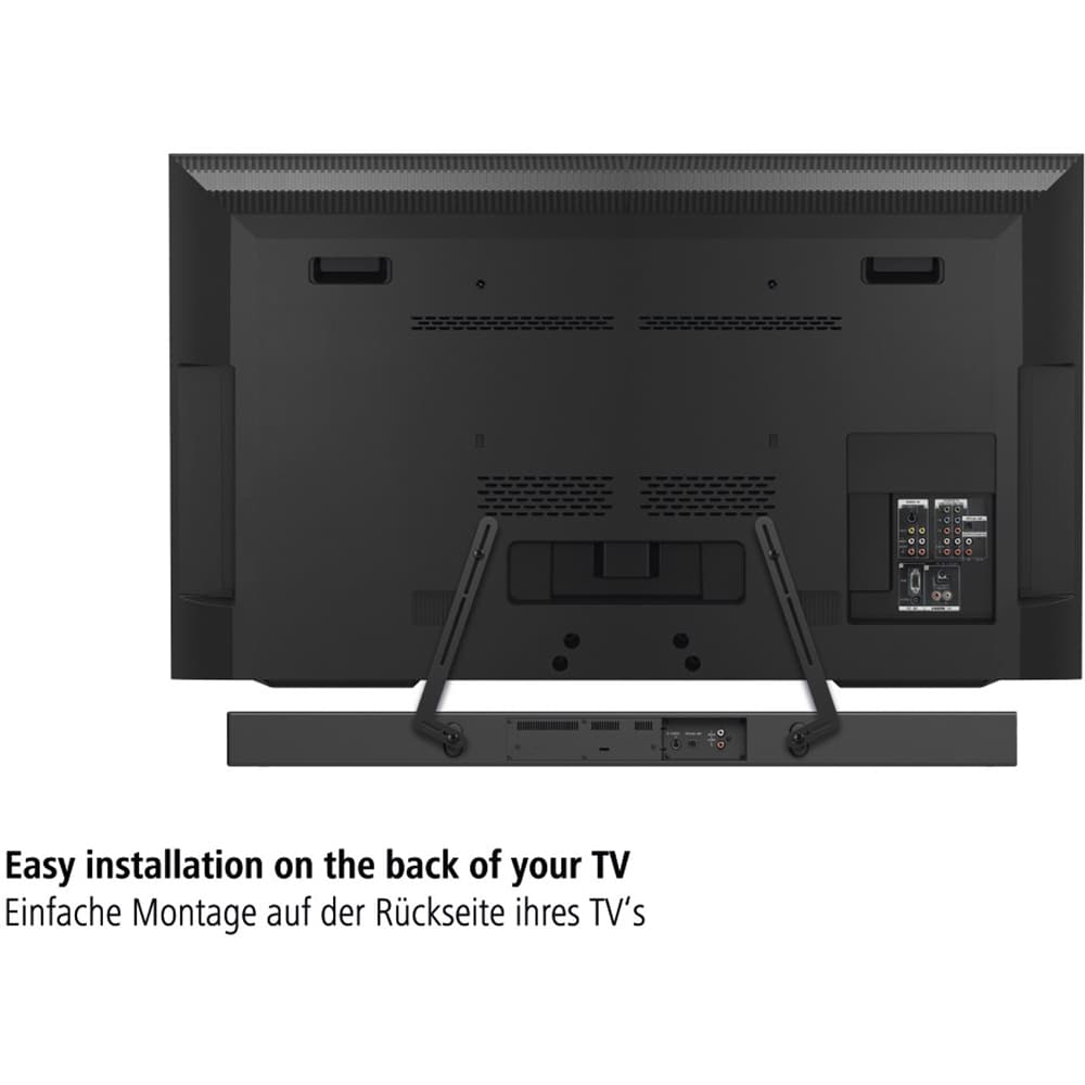 Suport Soundbar perete HAMA 118026, fix, 20kg, negru