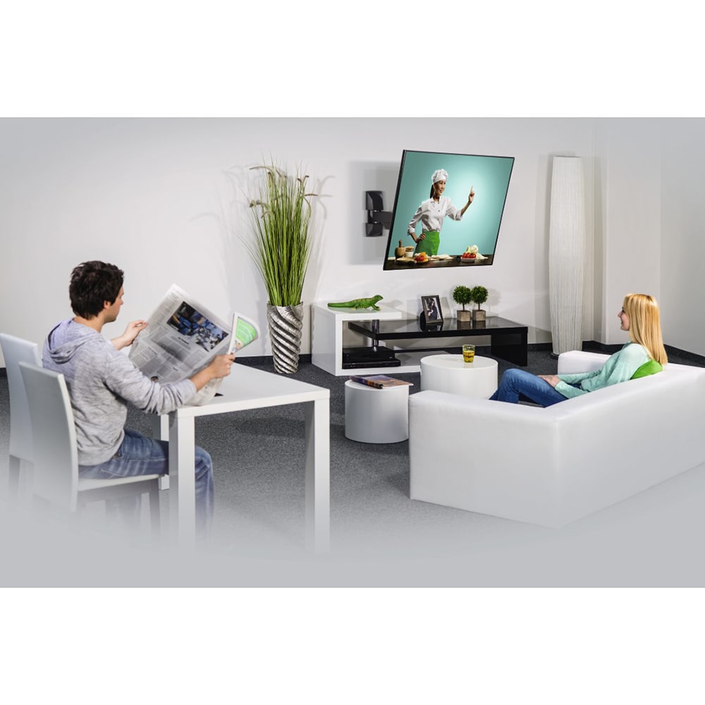 Suport TV perete HAMA 118100, reglabil, 19-48", 20kg, negru