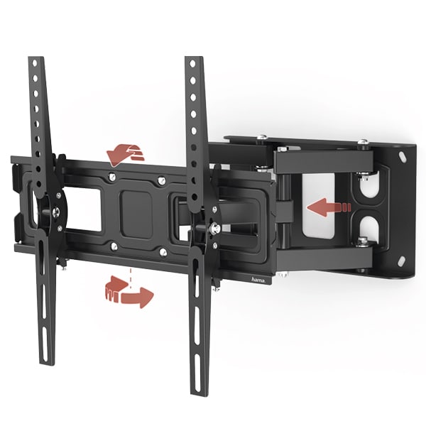 Suport TV perete HAMA 118125, reglabil, 32-65", 40kg, negru