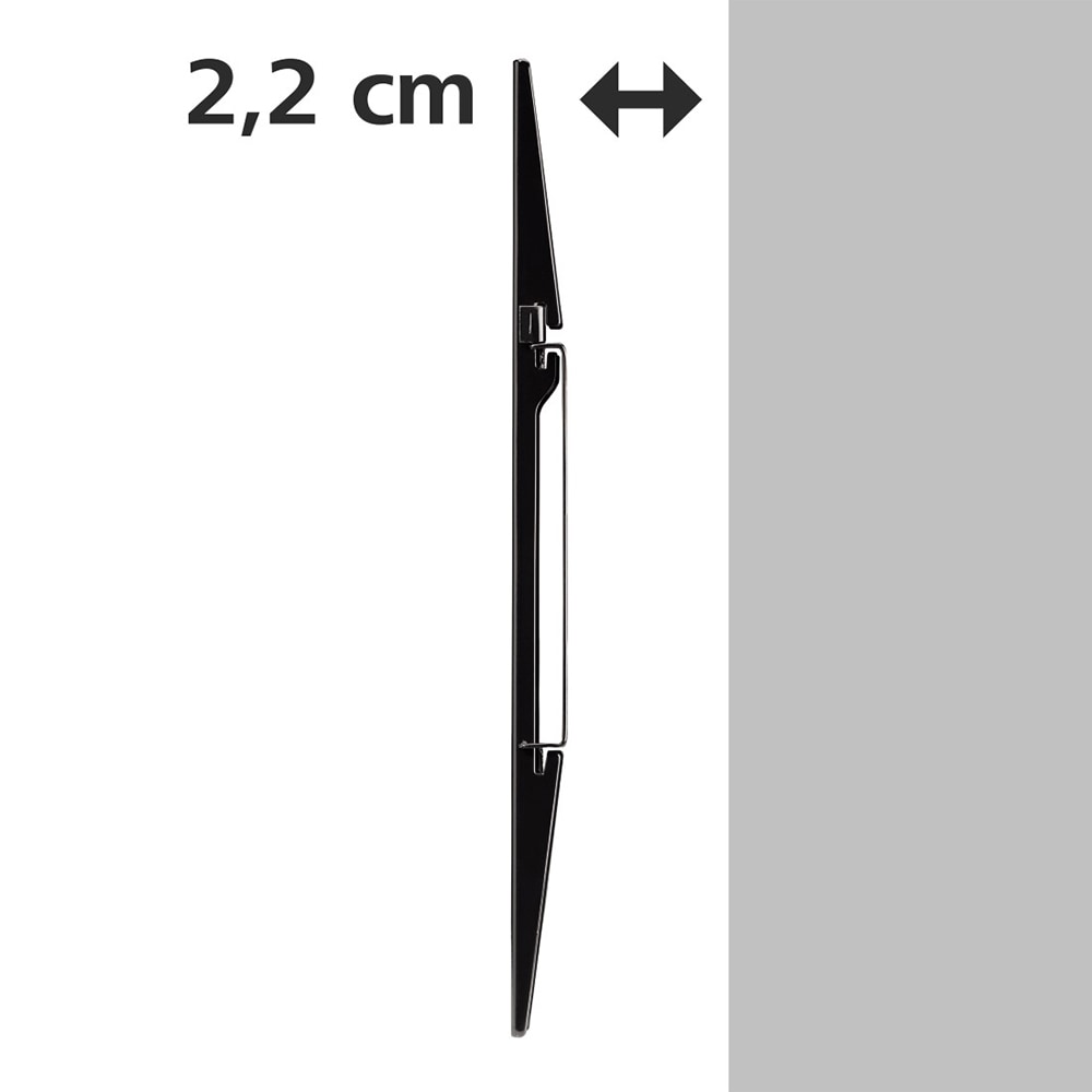 Suport TV perete HAMA 84424, fix, 19-37", 25kg, negru