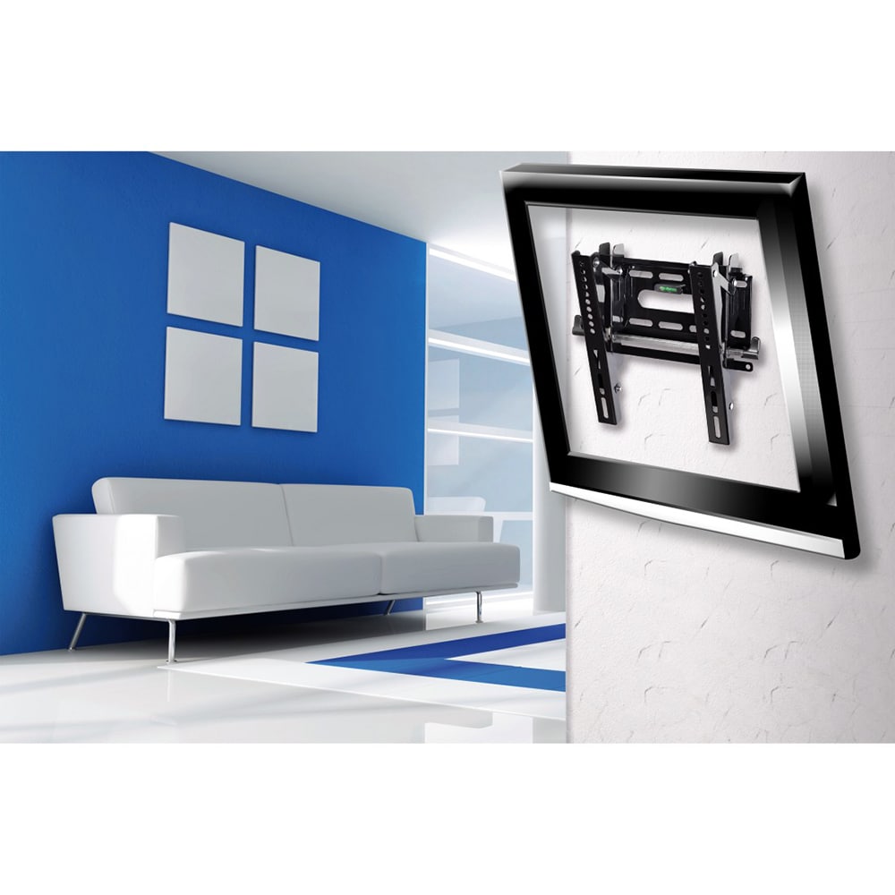 Suport TV perete HAMA 84425, reglabil, 19-37", 25kg, negru