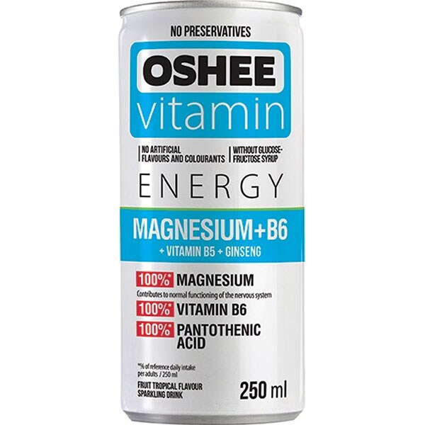 Bautura energizanta OSHEE Vitamin Energy Formula Magneziu bax 0.25L x 24 doze