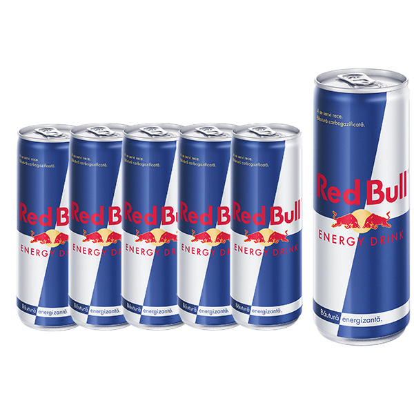 Bautura energizanta RED BULL bax 0.25L x 6 doze