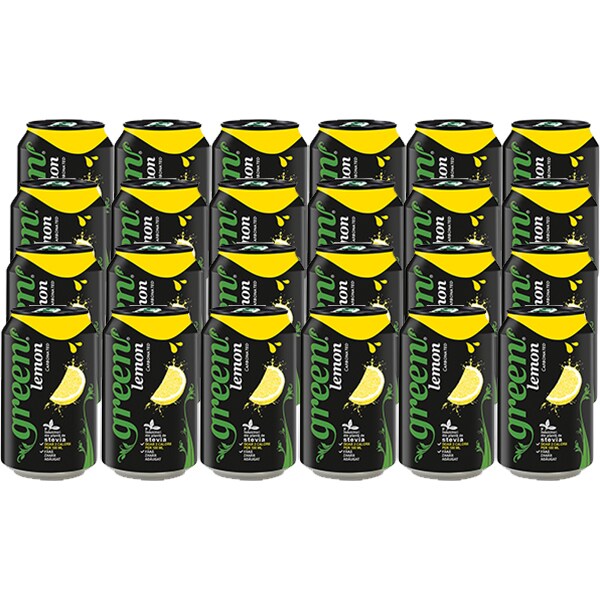 Bautura racoritoare GREEN Lamaie 0.33L x 24 doze