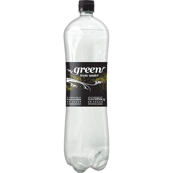 Bautura racoritoare carbogazoasa GREEN Tonic bax 1.5L x 6 sticle