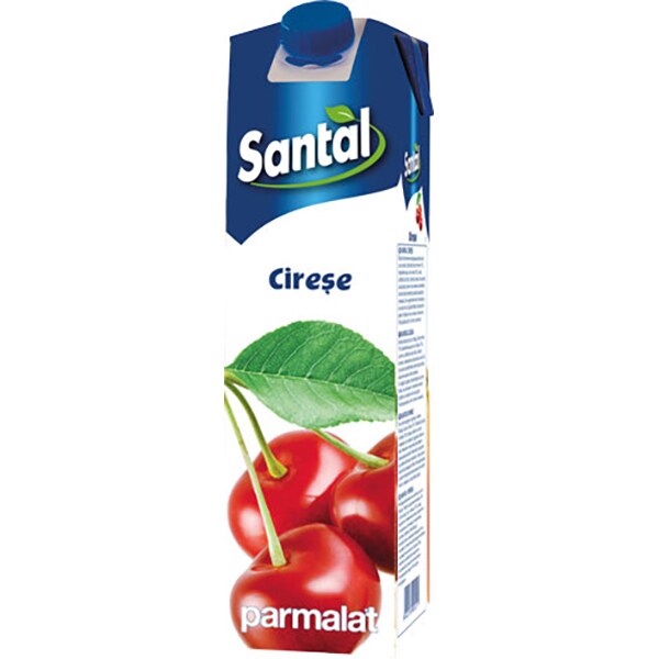Bautura racoritoare necarbogazoasa SANTAL Red Line Cirese, 1L, 6 cutii
