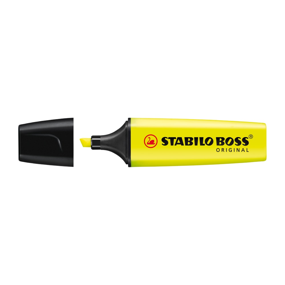 Textmarker STABILO Boss, 2-5 mm, galben