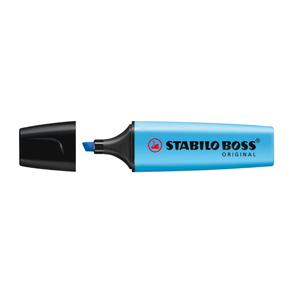 Textmarker STABILO Boss, 2-5 mm, bleu