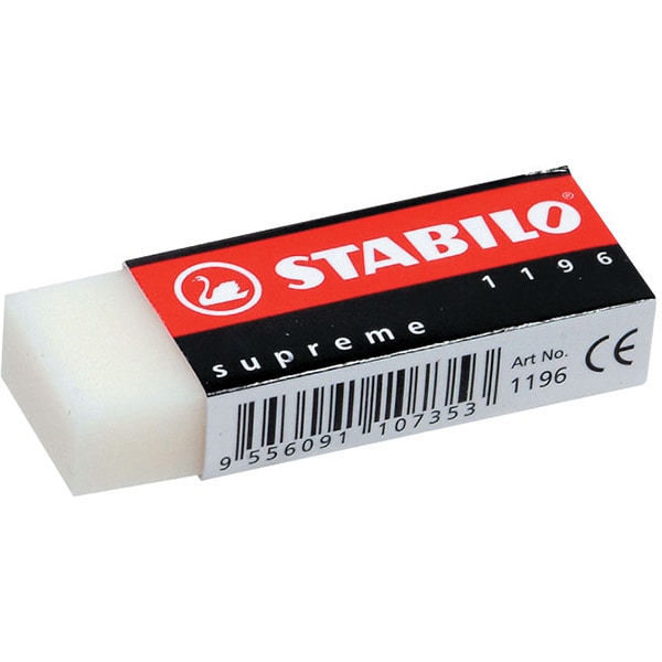 Radiera STABILO Supreme 1196, alb