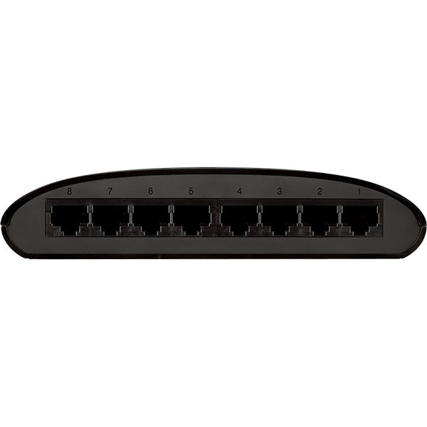 Switch D-LINK DES-1008D, 8 porturi Fast Ethernet, negru