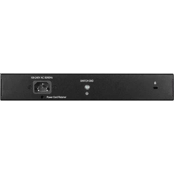 Switch D-LINK DGS1008MP PoE, 8 porturi Gigabit, negru