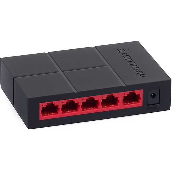 Switch MERCUSYS MS105G, 5 porturi Gigabit, negru