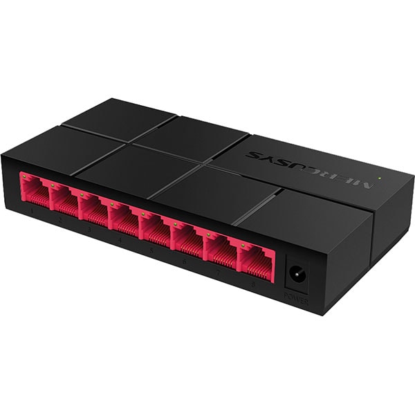 Switch MERCUSYS MS108G, 8 porturi Gigabit, negru