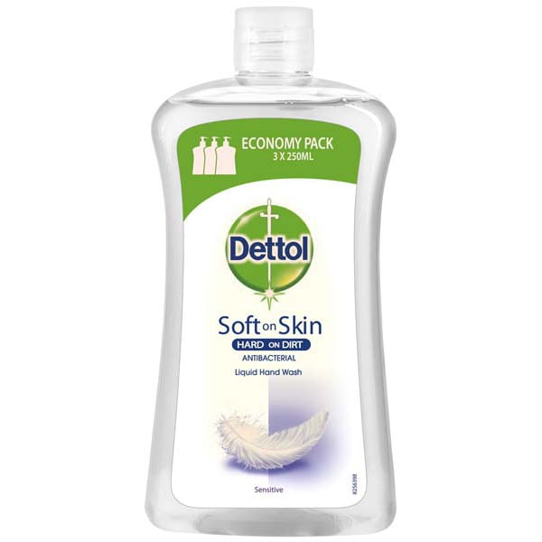 Rezerva sapun lichid DETTOL Sensitive, 750ml