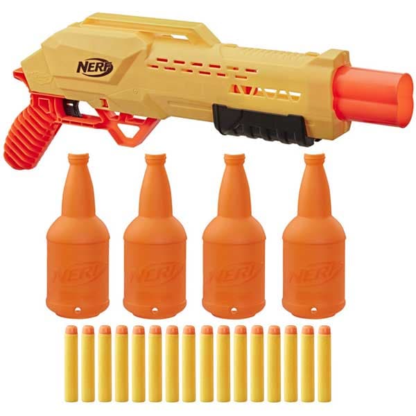 Set 2 blastere NERF Alpha Strike Tiger DB2 cu tinte E8312, 8 ani+, multicolor