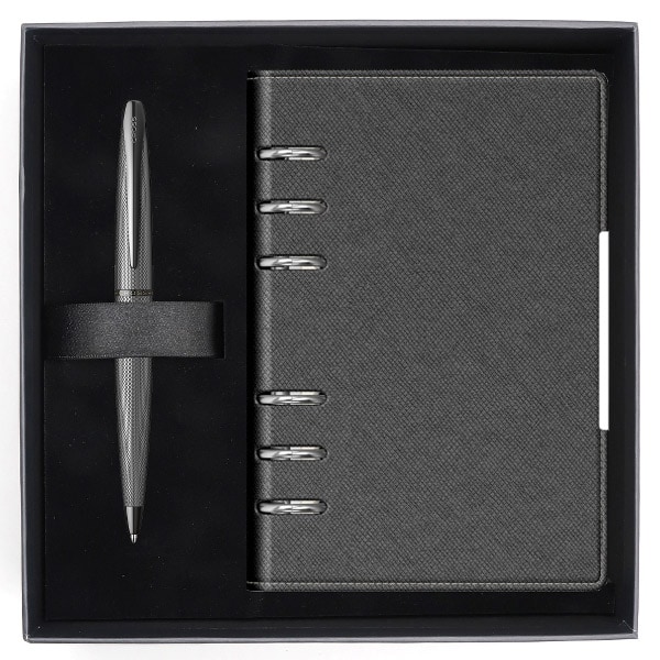 Set pix si organizator CROSS Brushed, gri