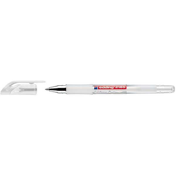 Set roller cu gel EDDING 2185, 0.7 mm, 2 buc, alb