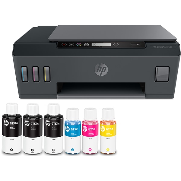 Multifunctional inkjet color HP Smart Tank 500 CISS, A4, USB