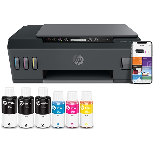 Multifunctional inkjet color HP Smart Tank 515 CISS, A4, USB, Wi-Fi