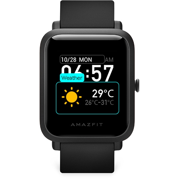 Smartwatch AMAZFIT Bip S, Android/iOS, silicon, Carbon Black