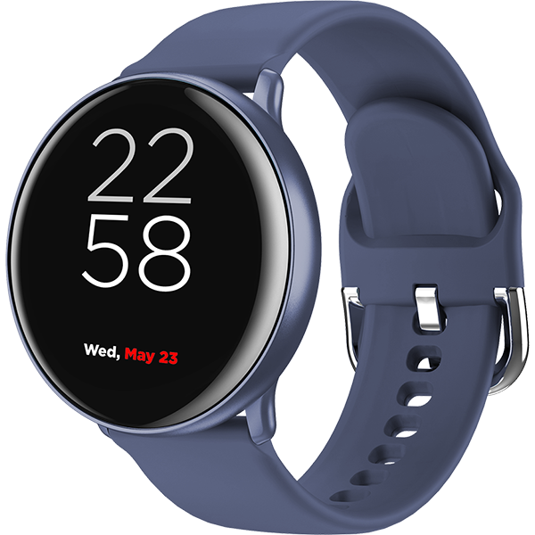 Smartwatch CANYON Marzipan CNS-SW75BL, Android/iOS, silicon/piele, albastru