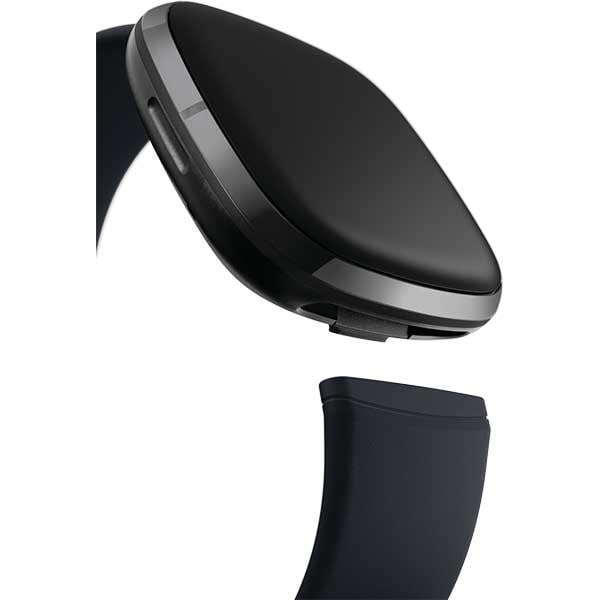 Smartwatch FITBIT Versa 3, Android/iOS, silicon, Black/Black Aluminum