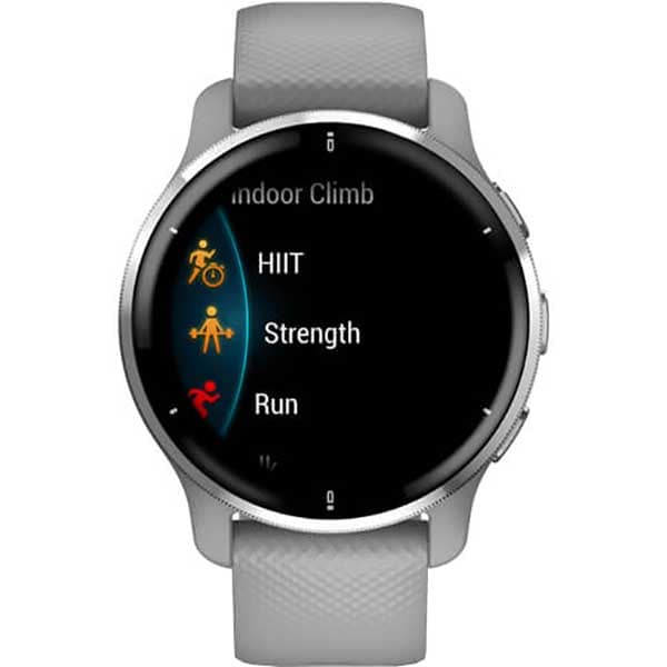 Smartwatch GARMIN Venu 2 Plus 43mm, Wi-Fi, Android/iOS, silicon, Silver/Powder Gray