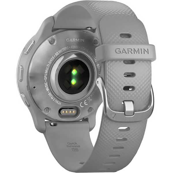 Smartwatch GARMIN Venu 2 Plus 43mm, Wi-Fi, Android/iOS, silicon, Silver/Powder Gray