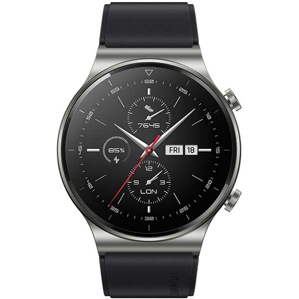 Smartwatch HUAWEI Watch GT 2 Pro, Android/iOS, silicon, Night Black