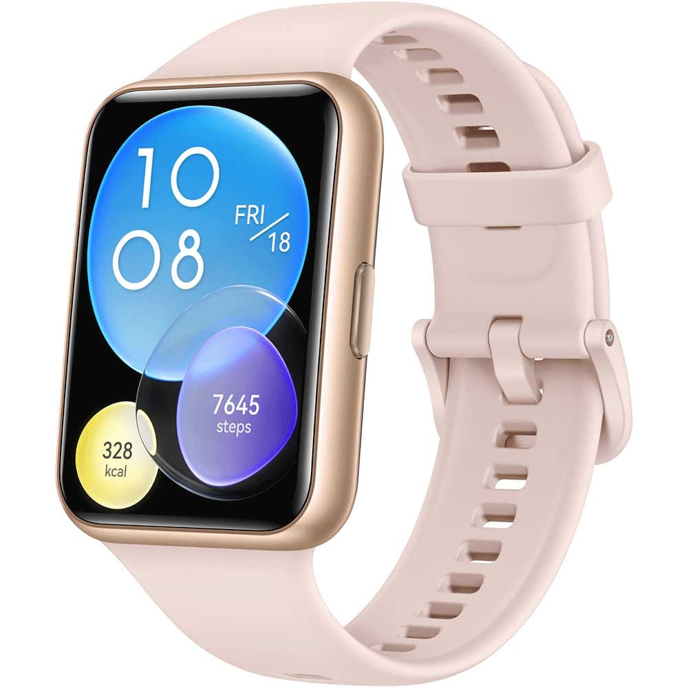 Smartwatch HUAWEI Watch Fit 2 Active Edition, Android/iOS, Sakura Pink Silicone Strap