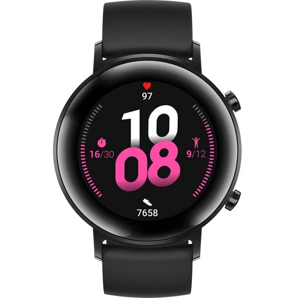 Smartwatch HUAWEI Watch GT 2 42mm, Android/iOS, silicon, Sport Edition, Matte Black