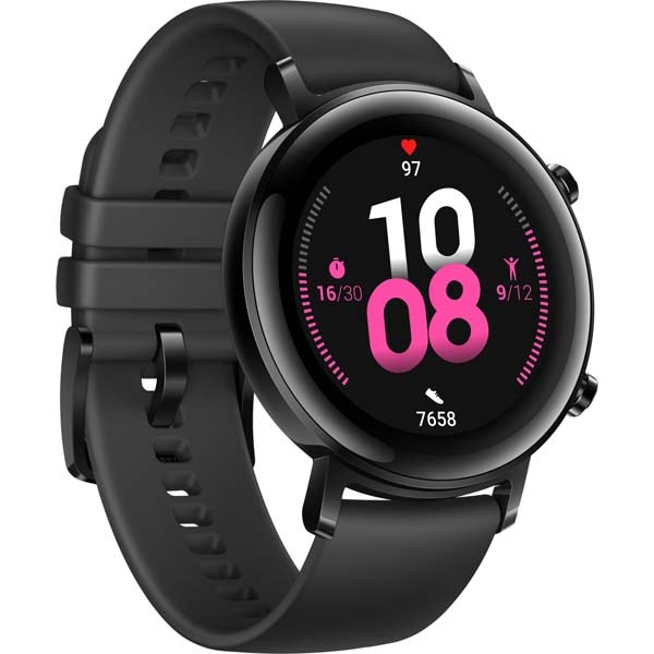 Smartwatch HUAWEI Watch GT 2 42mm, Android/iOS, silicon, Sport Edition, Matte Black